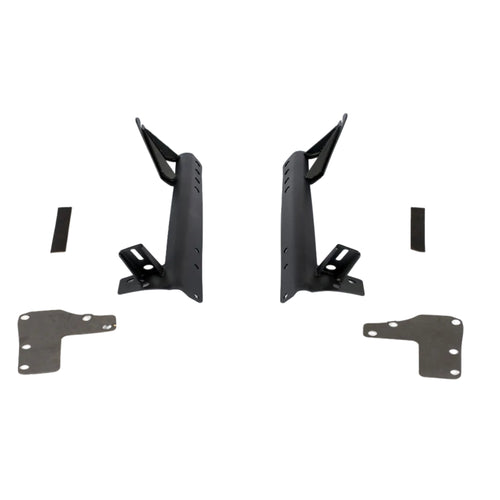 2007–2018 Jeep Wrangler JK A-pillar light mount brackets on white background