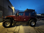 2007–2018 Jeep Wrangler JK with slim fender flares installed full vehicle view