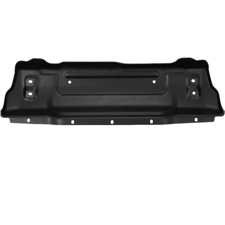 inside view of 2018–2026 Jeep Wrangler JL and Gladiator JT 10th front skid plate on white background
