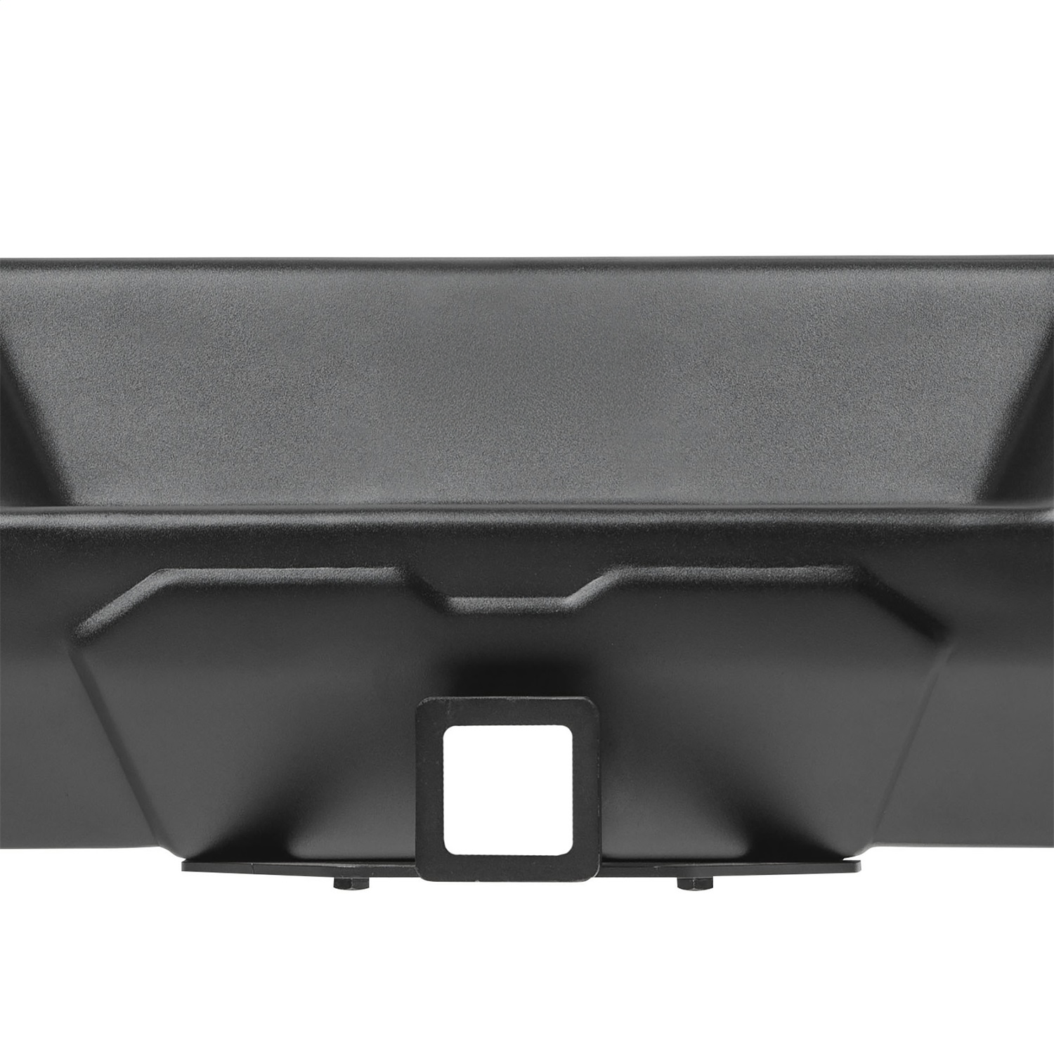 close-up of hitch on 2018–2026 Jeep Wrangler JL modular rear bumper