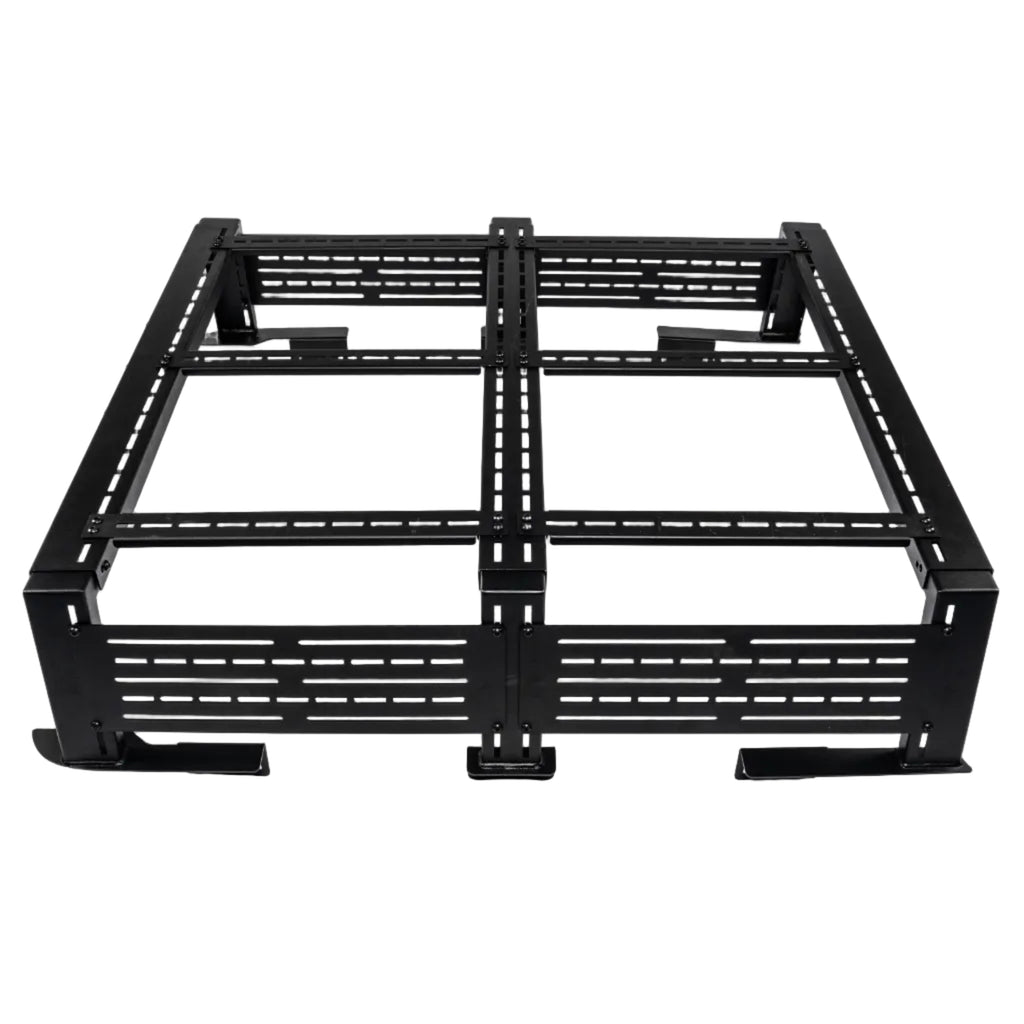 upper view of 2020–2026 Jeep Gladiator JT bed cargo rack on white background