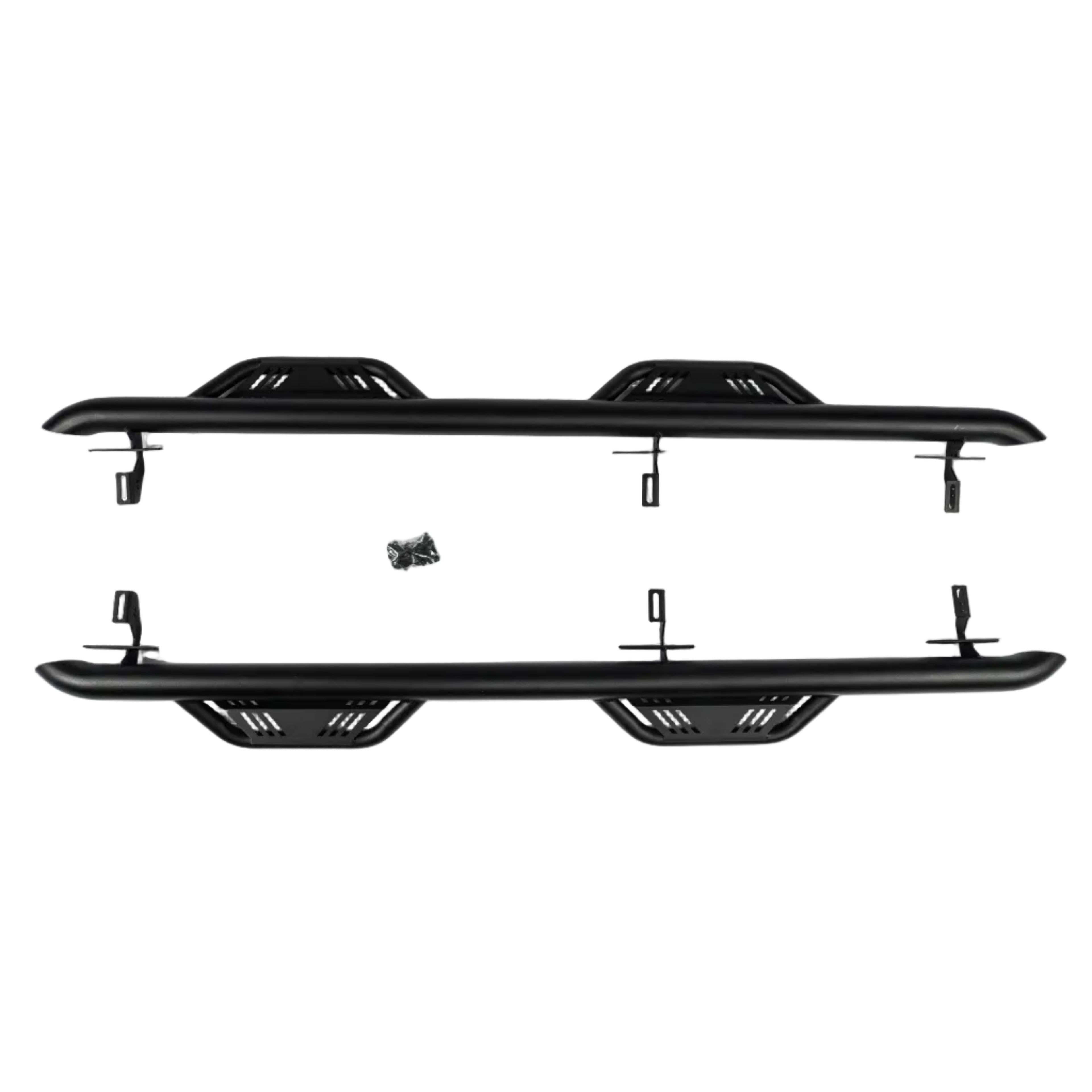 top view of 2020–2026 Jeep Gladiator JT OE+ side steps on white background