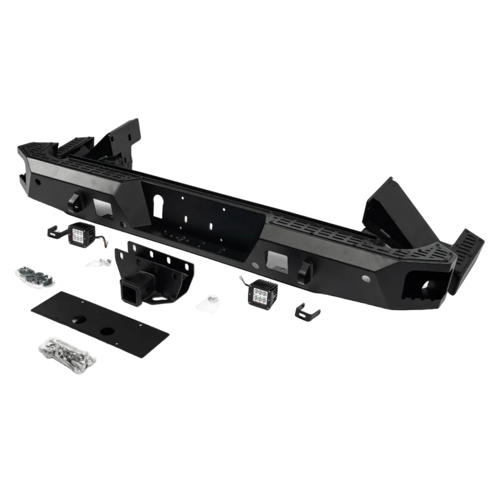 2020–2026 Jeep Gladiator JT off-road rear bumper on white background