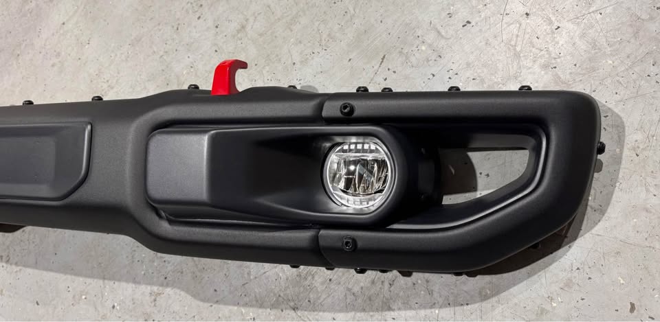 RoamGear Front Bumper – Aluminum, Textured Black (2018–2024 Jeep Wrangler JL 10th Anniversary Edition)