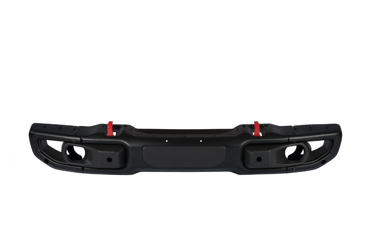 RoamGear Front Bumper – Aluminum, Textured Black (2018–2024 Jeep Wrangler JL 10th Anniversary Edition)