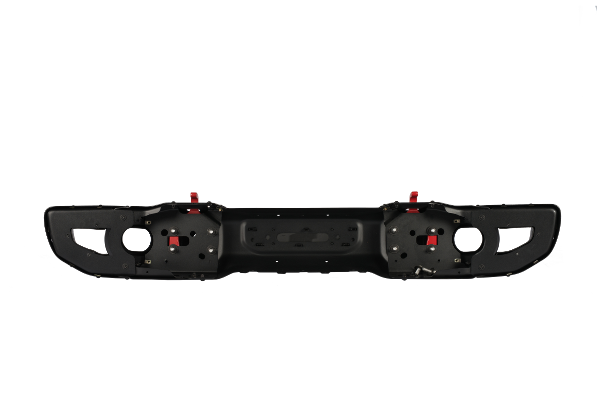RoamGear Front Bumper – Aluminum, Textured Black (2018–2024 Jeep Wrangler JL 10th Anniversary Edition)