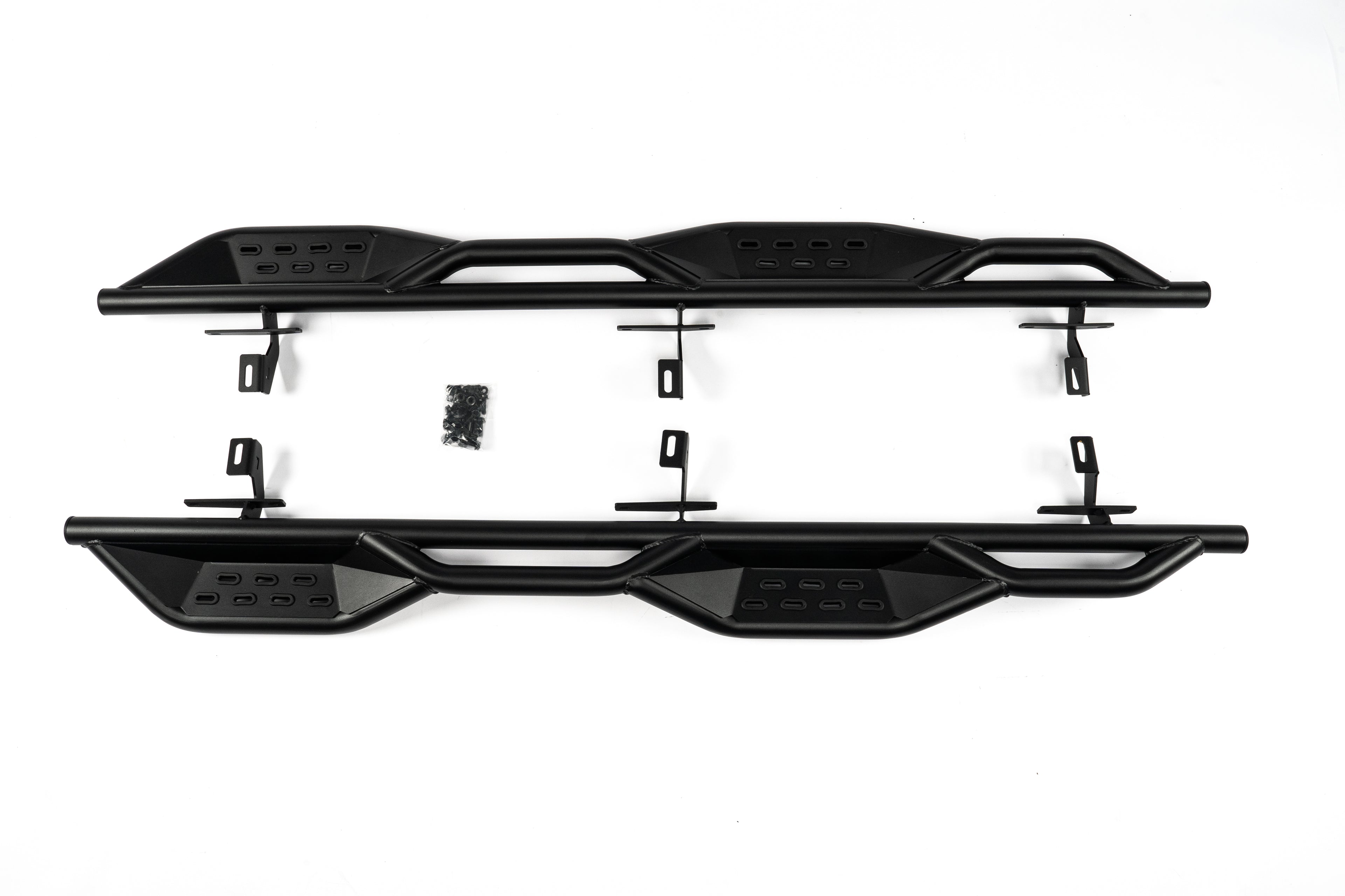 RoamGear Steps – Textured Black, Cab Length (2020–2022 Jeep Gladiator JT 4-Door)