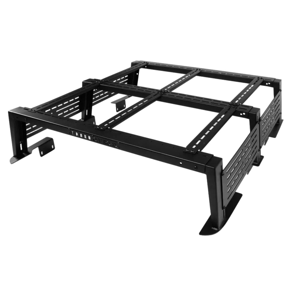 RoamGear Bed Cargo Rack – Textured Black (2020+ Jeep Gladiator JT)