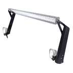 RoamGear Offroad A-Pillar Light Mount Rack – Textured Black (2018–2024 Jeep Wrangler JL/JLU)